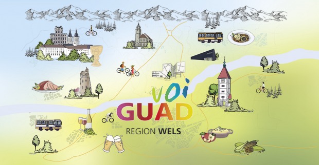 Die Gastronomie-Aktion "Voi Guad" | Credit: Tourismusverband Region Wels