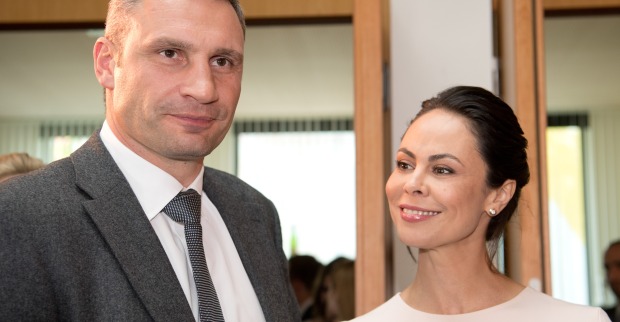 Vitali und Natalia Klitschko