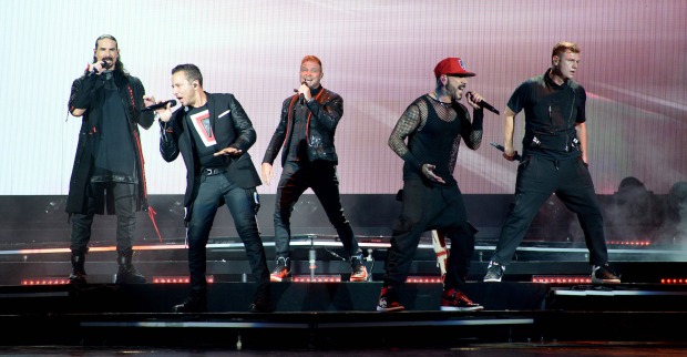 Backstreet Boys auf der Bühne bei einem Auftritt