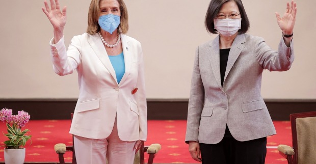 Nanci Pelosi und Tsai Ing-Wen in Taiwan