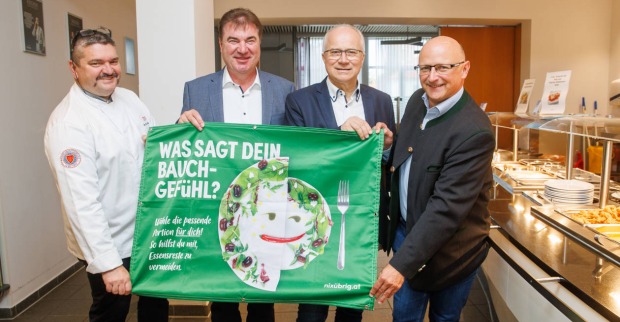 Walter Mayer, Bernhard Hass, Hans Seitinger und Rudolf Elsenwenger